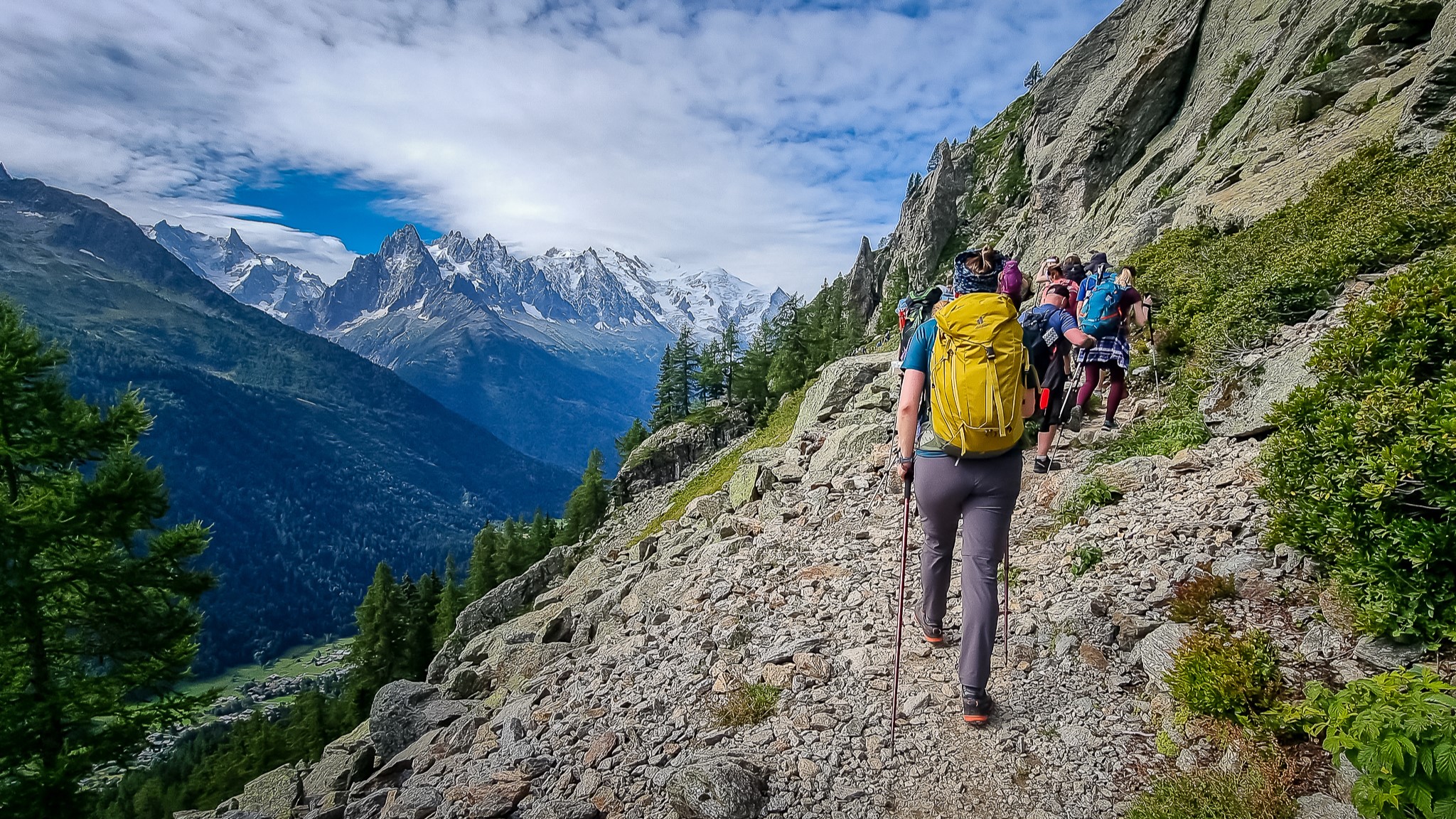 Wyjazd na Tour du Mont Blanc (samolotem)